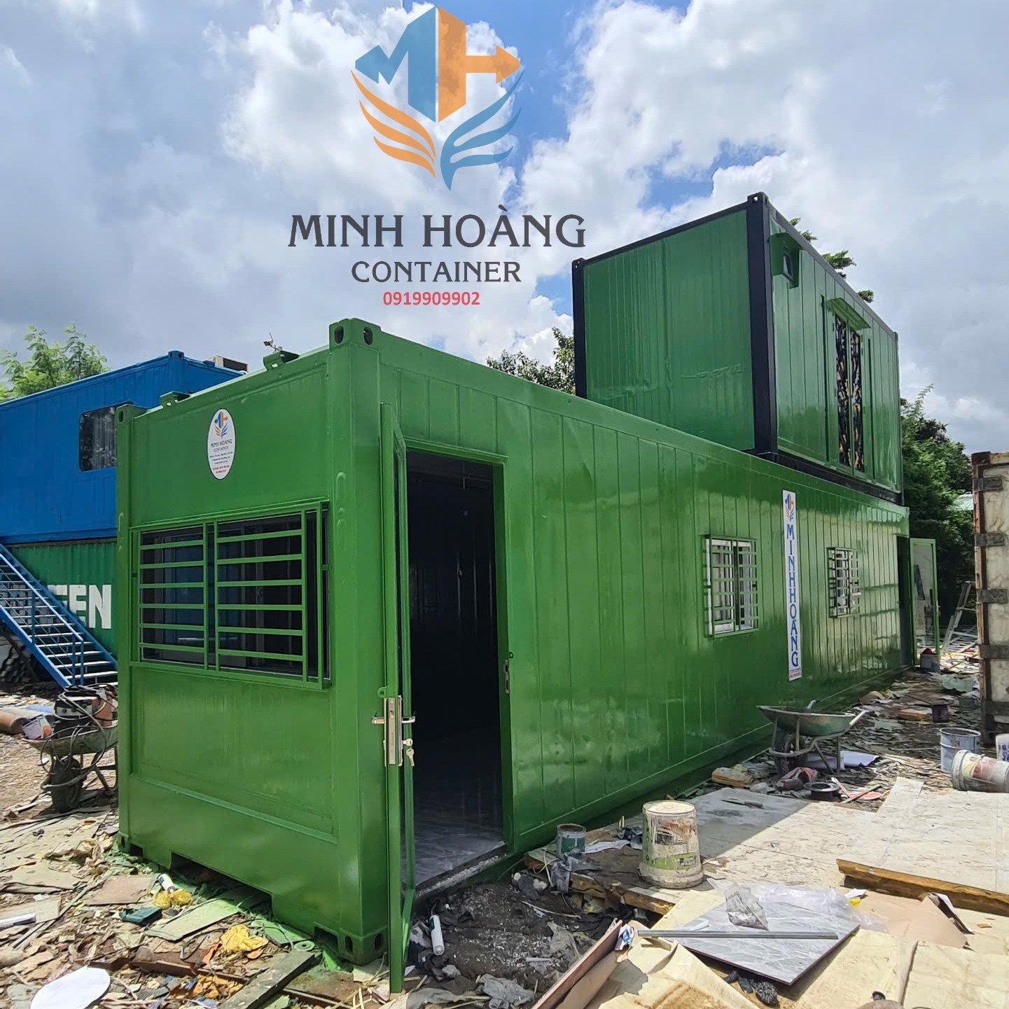 Container văn phòng  cho thuê  40 feet vỏ lạnh